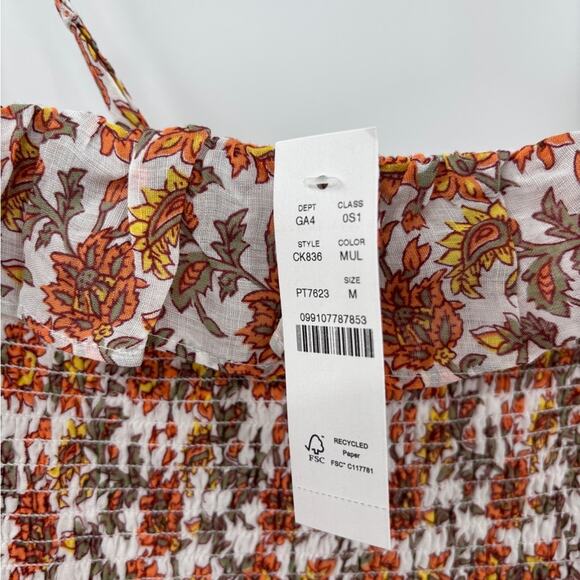 J.Crew Ravenna dress in sunset rose block-print ramie - Picture 8 of 9